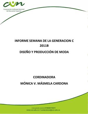 semana de la generacion c diseño de modas regional Huila 2011-B