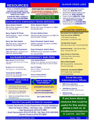 page 23 - Winter Issue of Empowerment Magazine