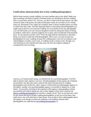 The best way to know that the memories will remain 