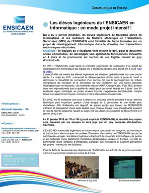 ENSICAEN - Projet de developpement informatique dans le domaine des TES
