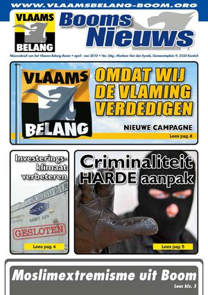Booms Nieuws - April 2010
