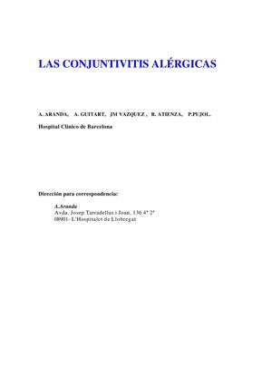 Apunte de conjuntivitis papilar gigante