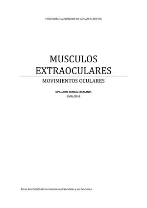 Musculos Extraoculares