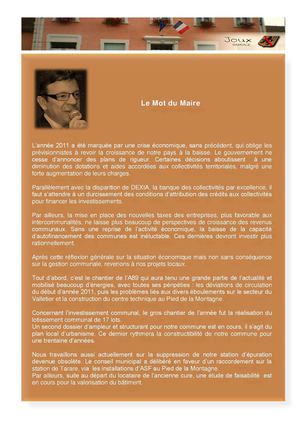 commune info 2011 2012