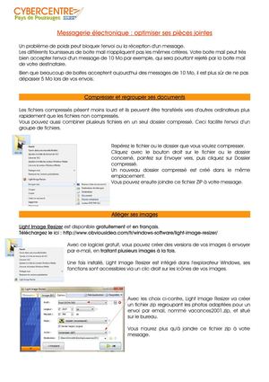 Tutoriel - Optimiser ses pièces jointes