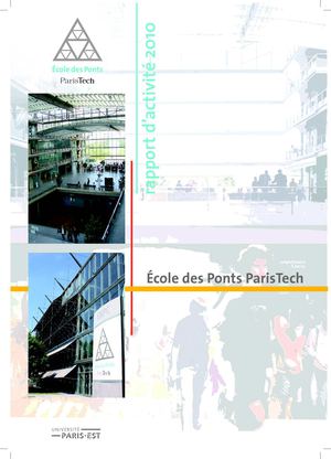 Rapport d'activité École des Ponts ParisTech 2010