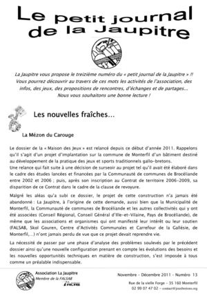 Le Petit Journal de La Jaupitre