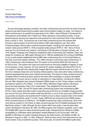 Jump On The Video Band Wagon