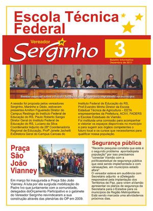 Vereador Serginho - Boletim 3