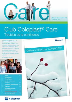 Newsletter du Club Coloplast Care