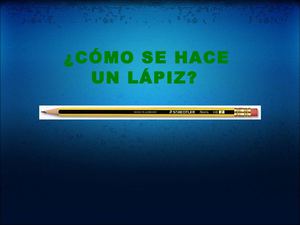 Fabricación de un lápiz de mina