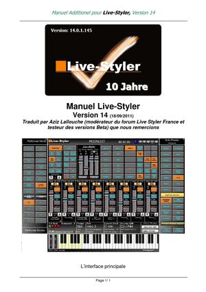 Manuel Live Styler v14