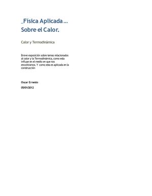 Calor temas de fisica