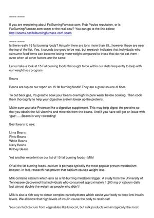 15 Fat Burning Foods Review - Best Secrets To Natural Fat Loss