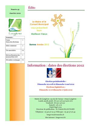 Longèves Infos Janvier 2012