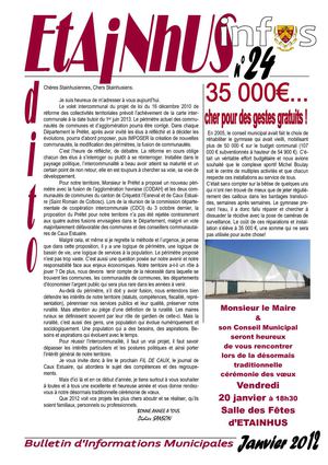 bulletin Etainhus janvier 2012