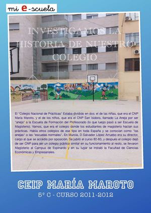 Historia del colegio María Maroto