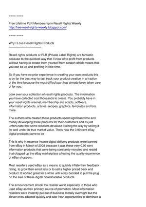 How To Pull Money From Any Resell Rights Product