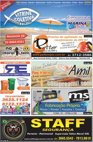 11º Edição  JANEIRO 2012  Vitrine Coletiva - Guia No Litoral Tem