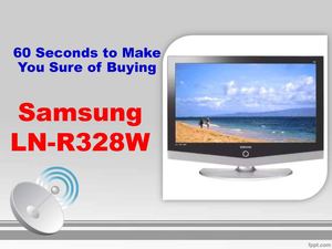 Samsung LN-R328W review