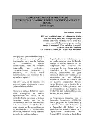 Abonos Organicos Fermentados. Jairo Restrepo Rivera 