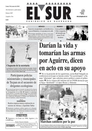 El Sur 9 de enero de 2012