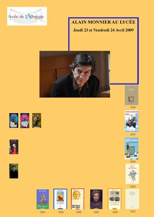 Alain Monnier au Lycée
