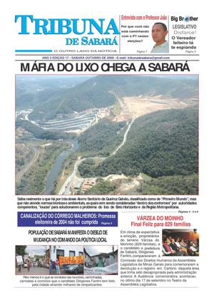 Jornal Tribuna de Sabará