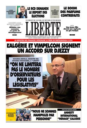 Liberte du 10 Janvier 2012