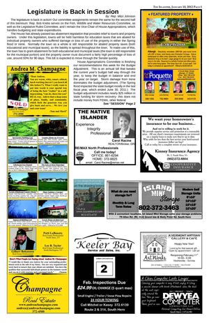 The Islander, January 10, 2012