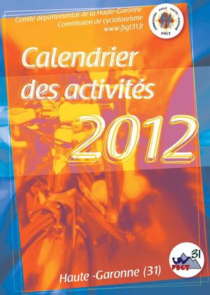 Calendrier des activités 2012 - FSGT31