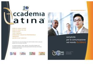 brochure Accademia Latina & Accademia Turistica