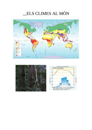 ELS CLIMES I ELS SEUS PAISATGES.
