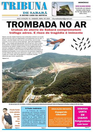 Jornal Tribuna de Sabará