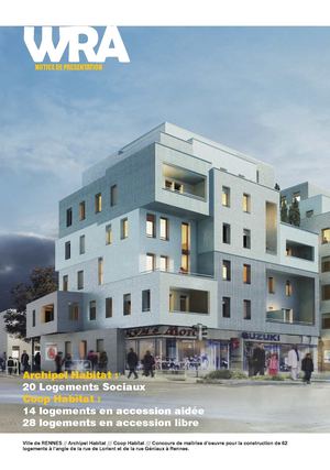 WRA // 62 Logements / Rennes / Archipel Habitat / Coop Habitat