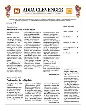 ACJP January 2012 Newsletter 