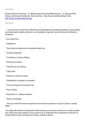 Reverse Psychology Panic Attack Treatment Trick To Stop Panic Attacks Dead