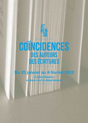 Programme  Coïncidences, des auteurs, des écritures