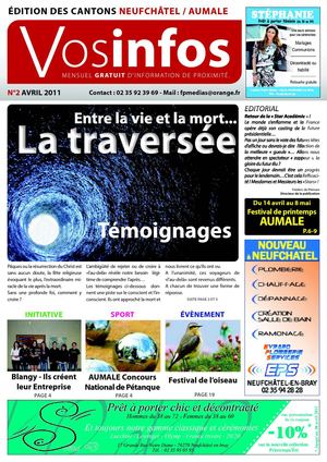 Journal Vosinfos n°02 - Edition Neufchâtel / Aumale - avril 2011
