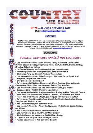  Country Web Bulletin janvier/février 2012