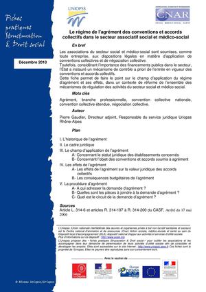 Fiche agrement dec 2010