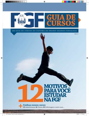 Guia de Cursos da FGF 2012.1