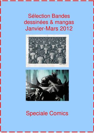Sélection BD et Manga Janvier-Mars 2012