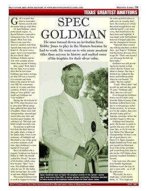 Goldman, David 'Spec'