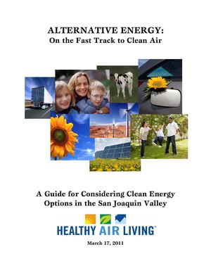 A Guide for Considering Clean Energy Options in the San Joaquin Valley, Calif