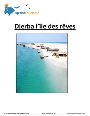 Djerba : vie et excursions