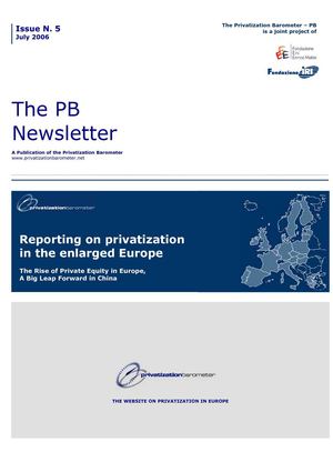 PB N5 - Reporting on privatization in the enlarged Europe