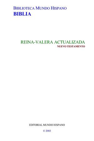 reina valera nuevo testamento