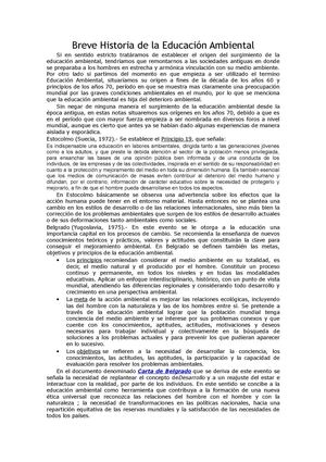 Educacion ambiental