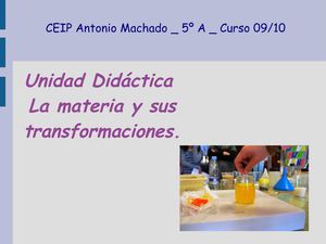 UD La materia completa